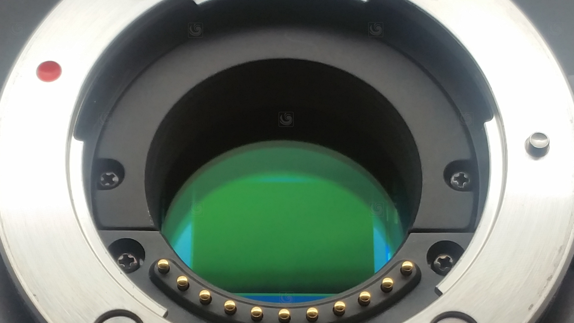 Detalle de sensor UHD en cámara de cinematografía digital