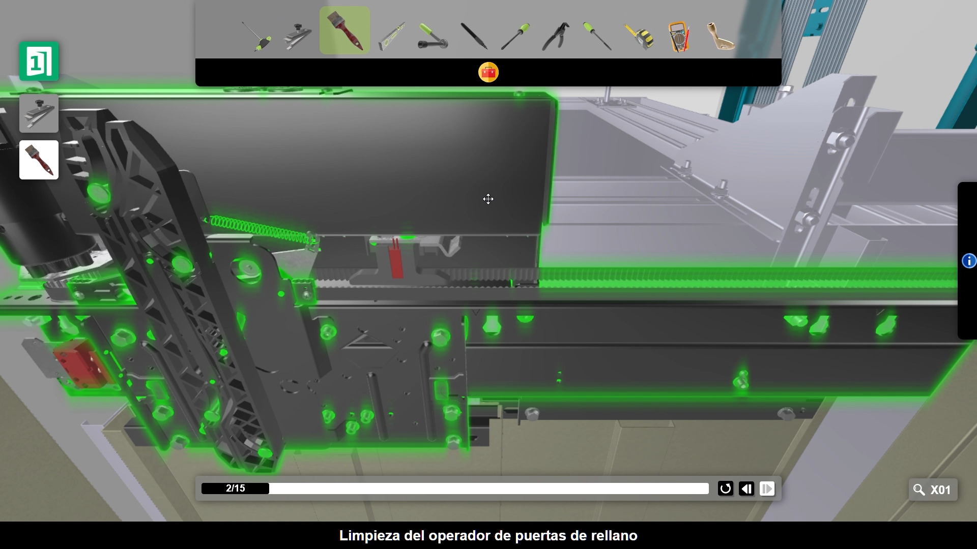 Screenshot of the CertiManP eLearning course