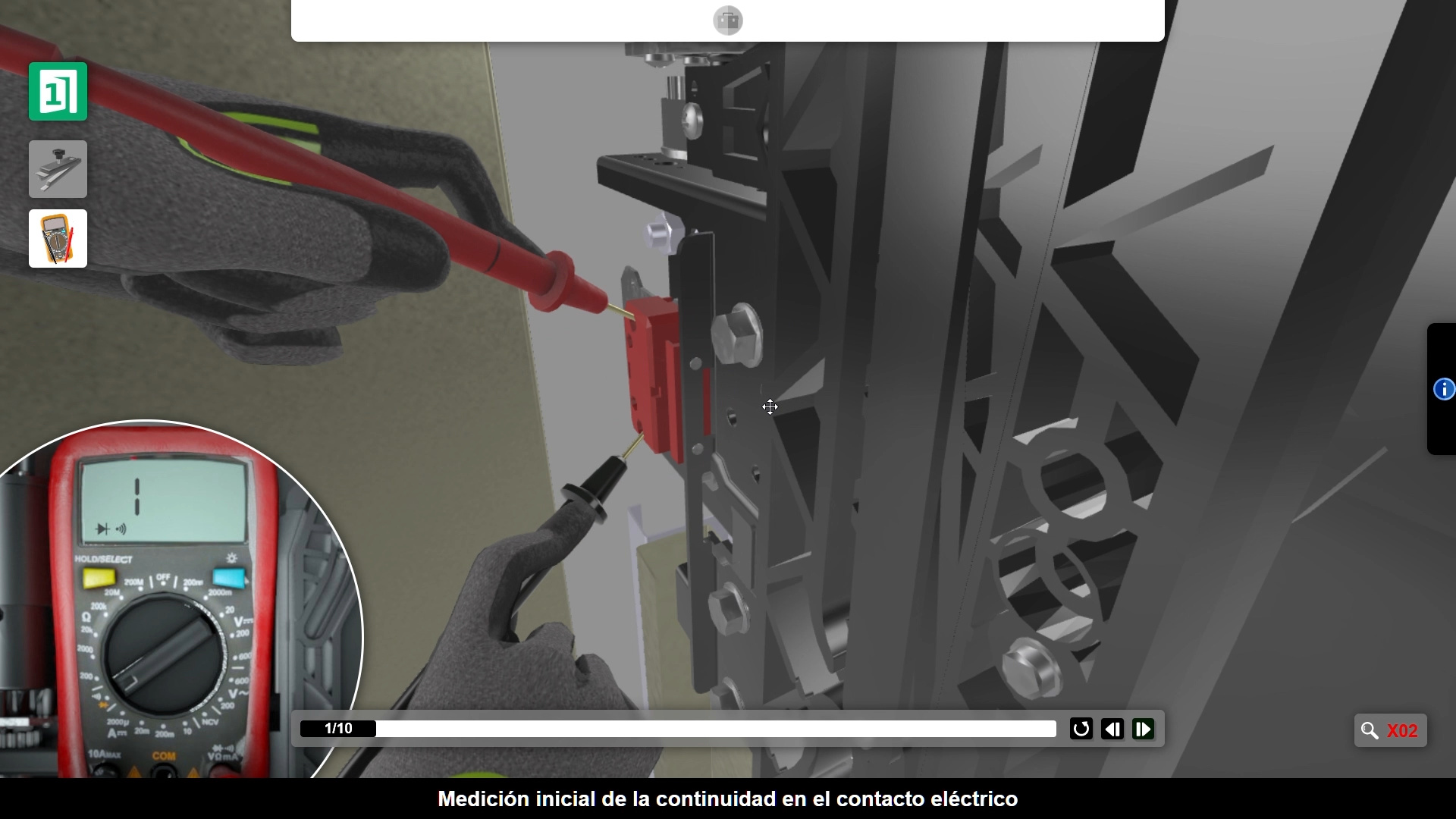 Screenshot of the CertiManP eLearning course