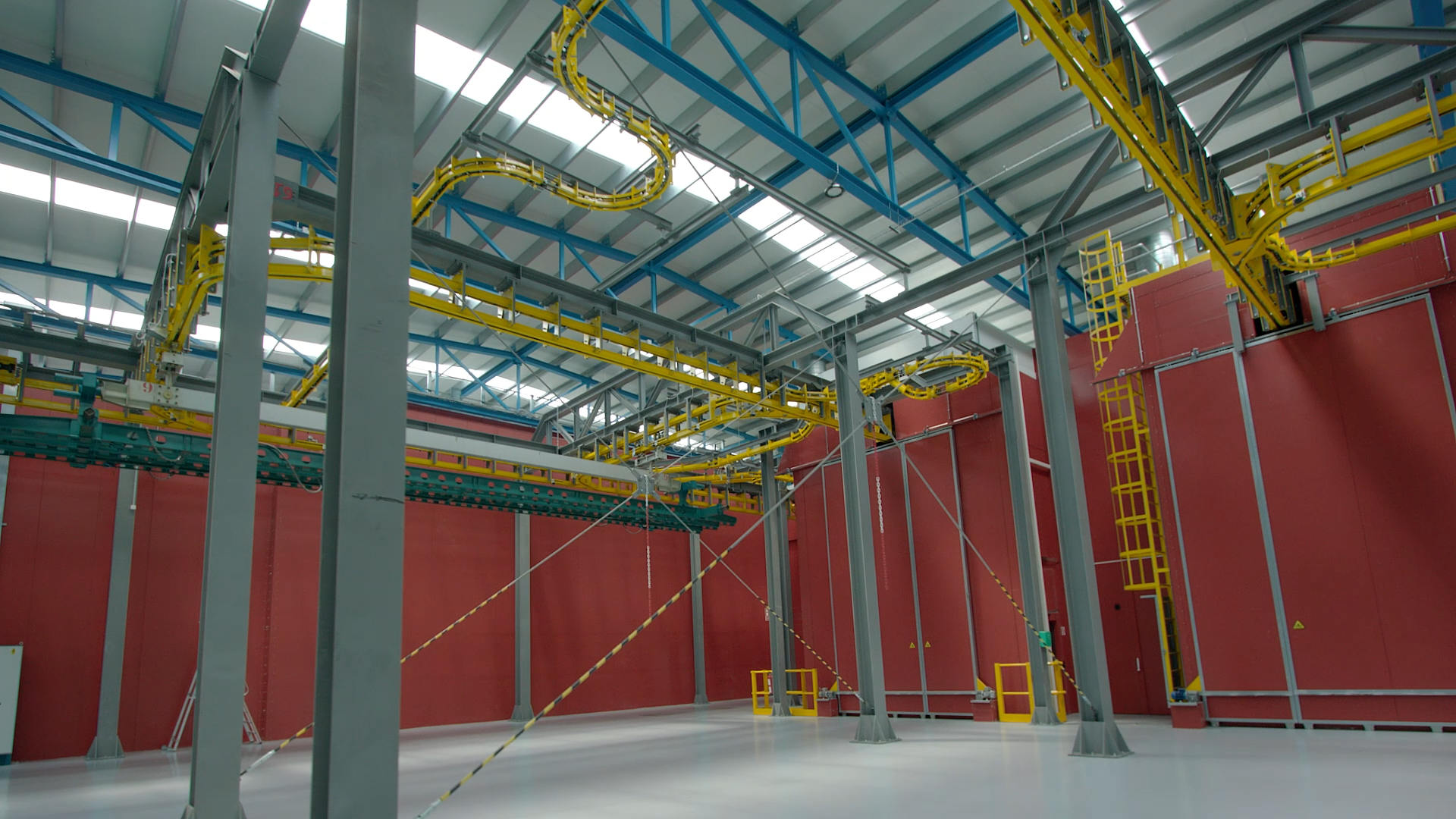 Overview of the chassis conveyor chain