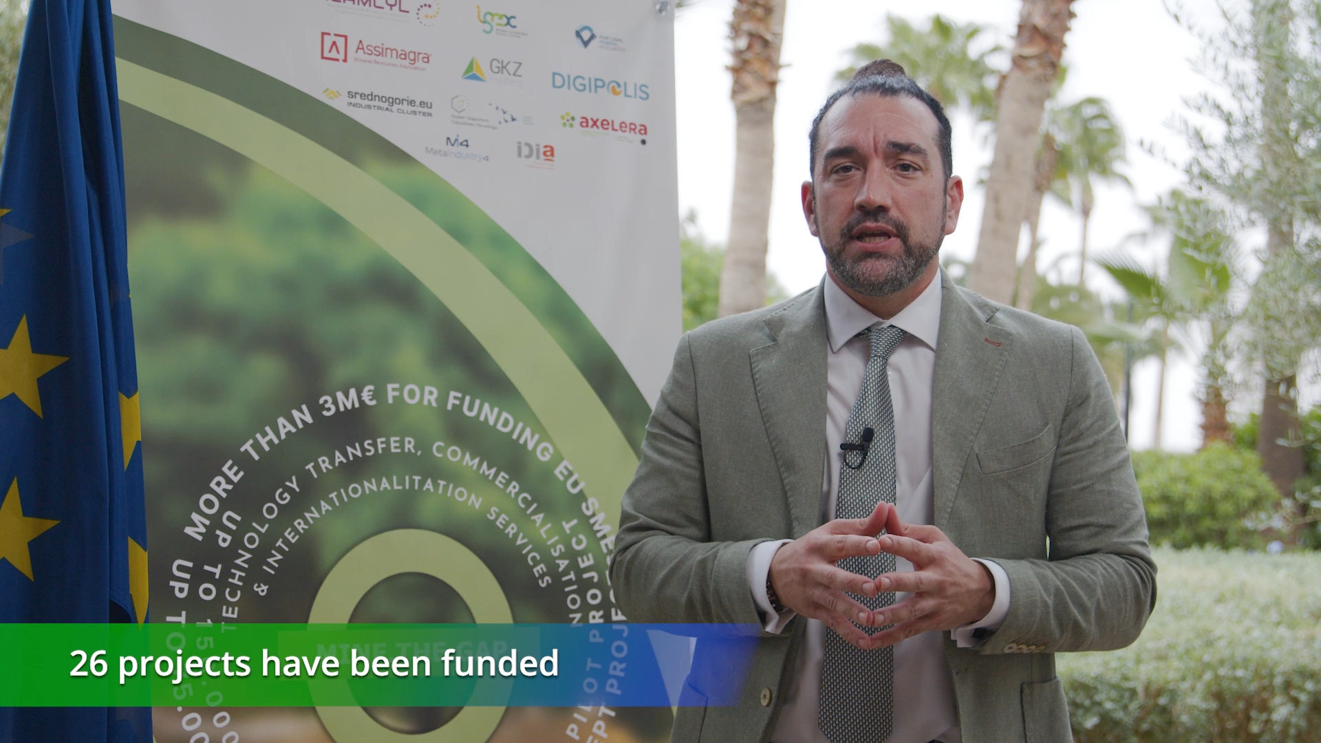 Testimonio a cámara de uno de los integrantes de la Fundación ICAMCyL