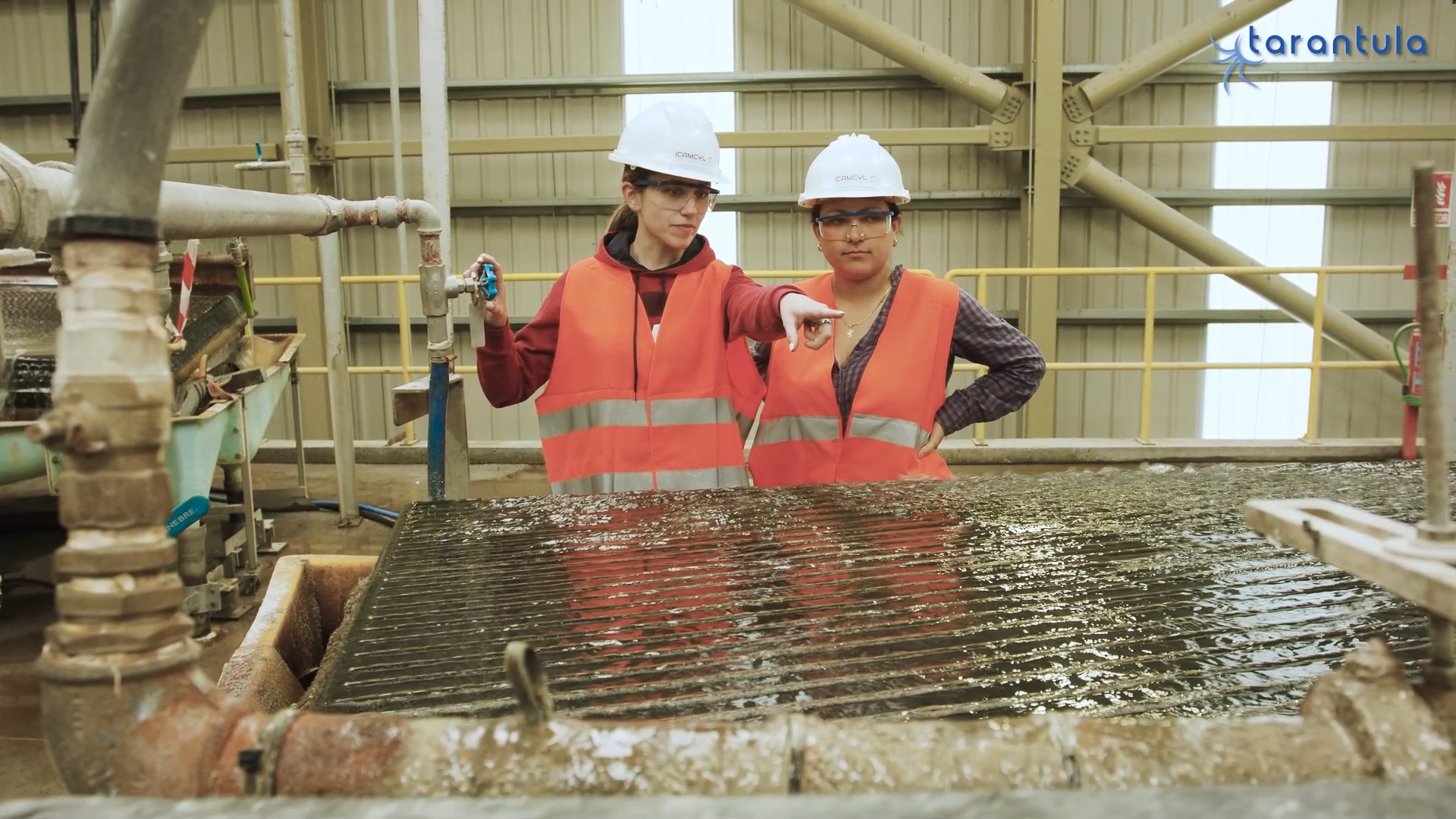 Mining operations in a quarry