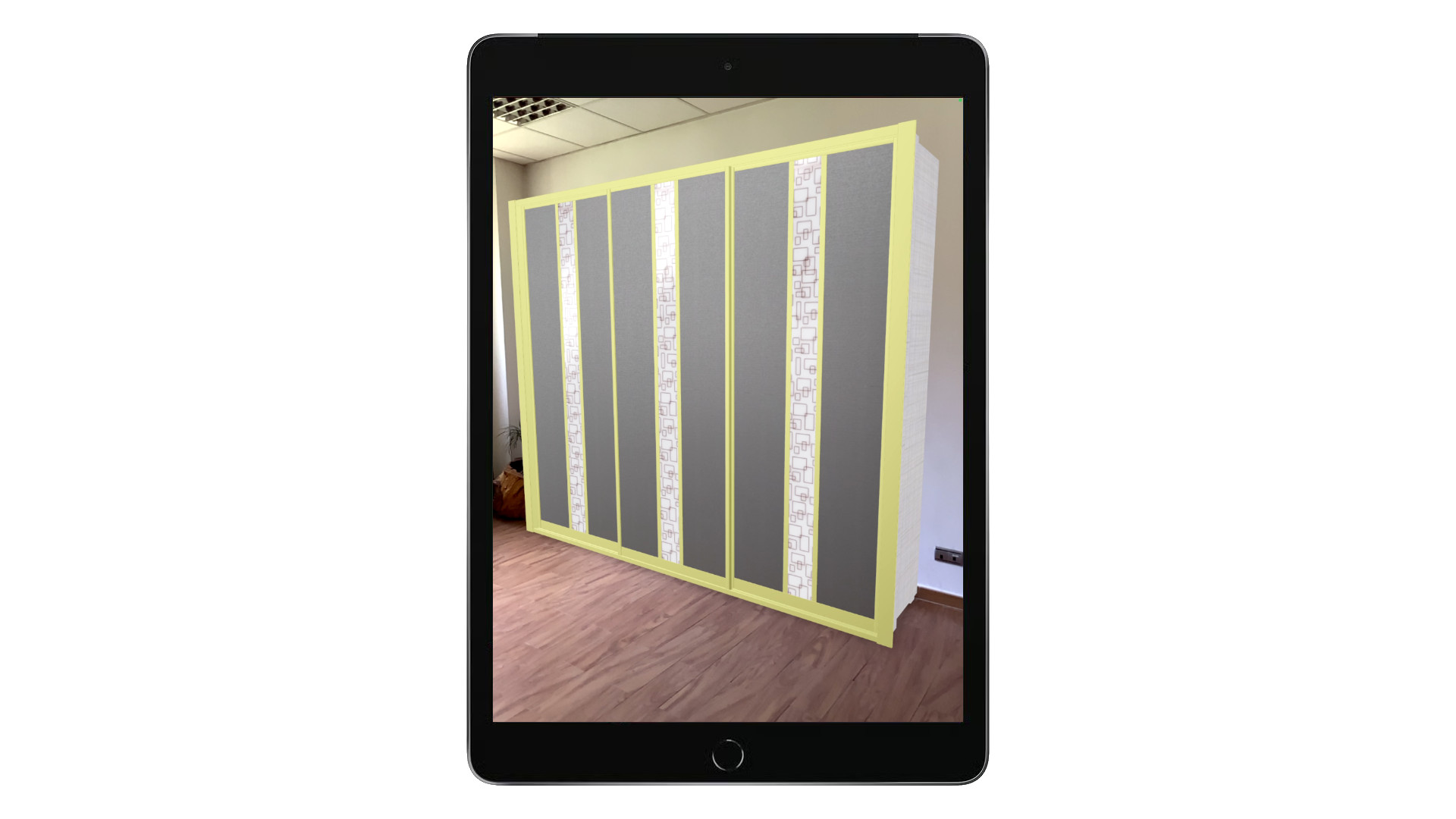Augmented Reality visualization of the wardrobe