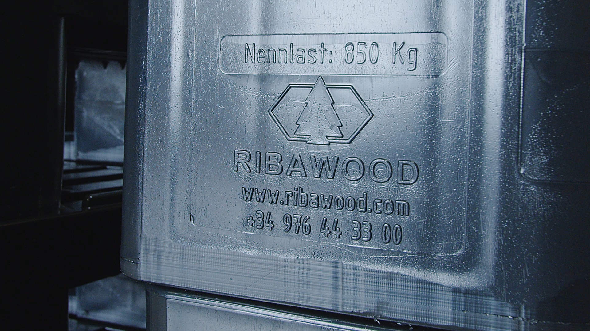 Plastic pallet produced by Ribawood